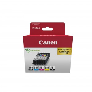 Canon Tinte PGI-580/CLI-581 5er Multipack BK/C/M/Y/PGBK